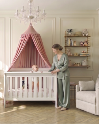 Amani Sleigh Cot