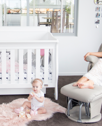 Amani Sleigh Cot & Bamboo Breathe Eze Innerspring Mattress Package