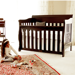 Amani sleigh cot hotsell