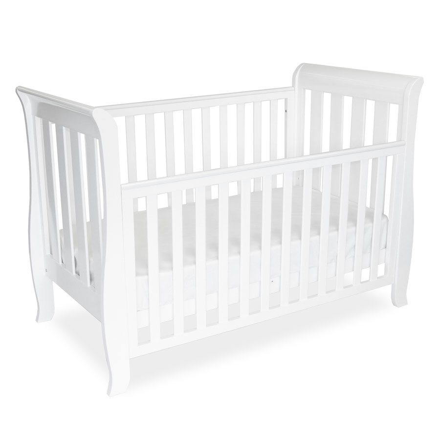 white sleigh cot package
