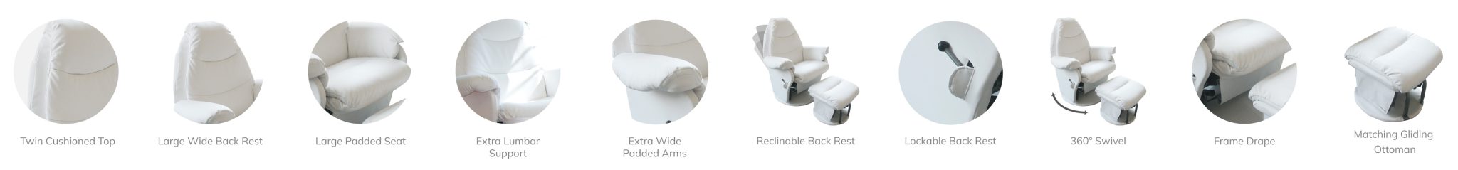 Vogue glider highligh features