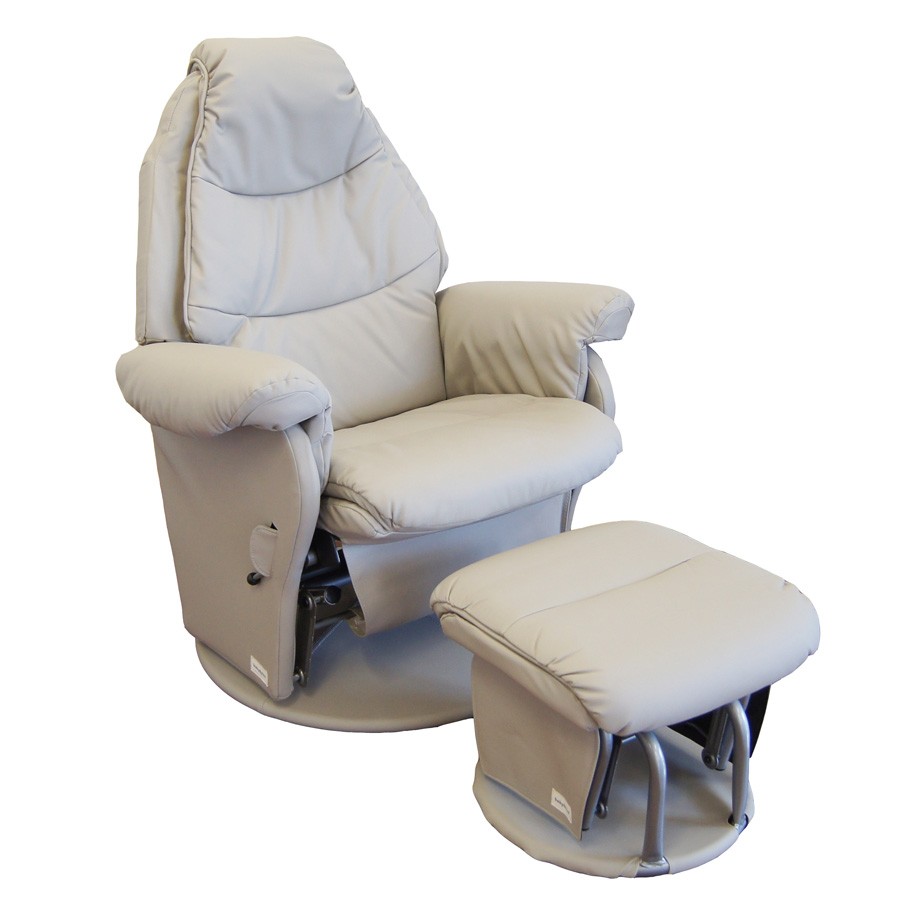 reclining glider chair with ottoman