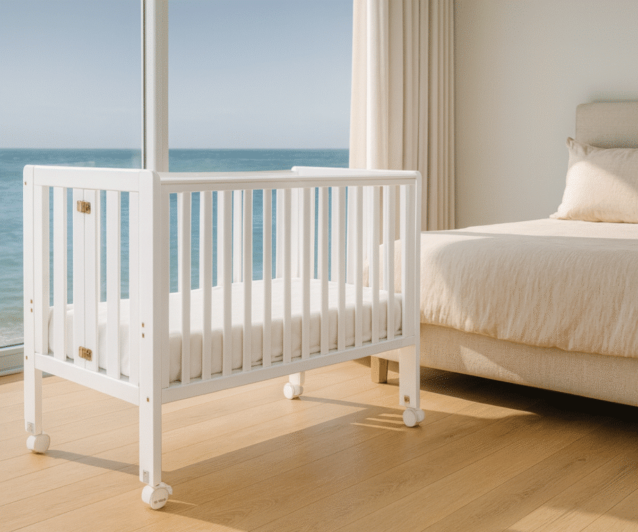 Fold N Go Timber Cot