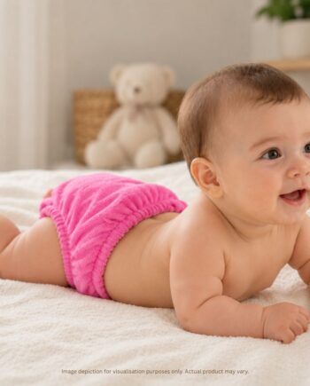 Adjustable Towelling Cloth Nappy with Cotton Liner