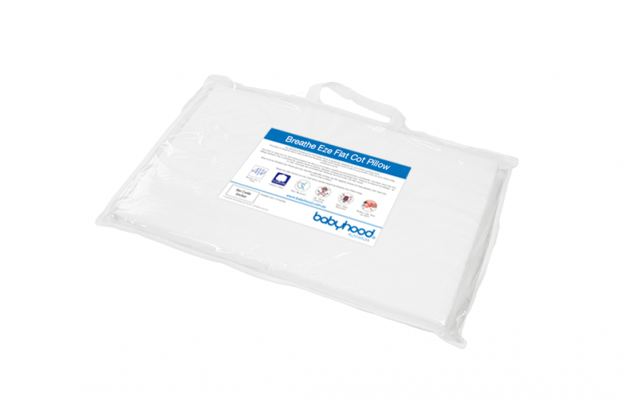 Breathe Eze Flat Cot Pillow 360mm x 600mm