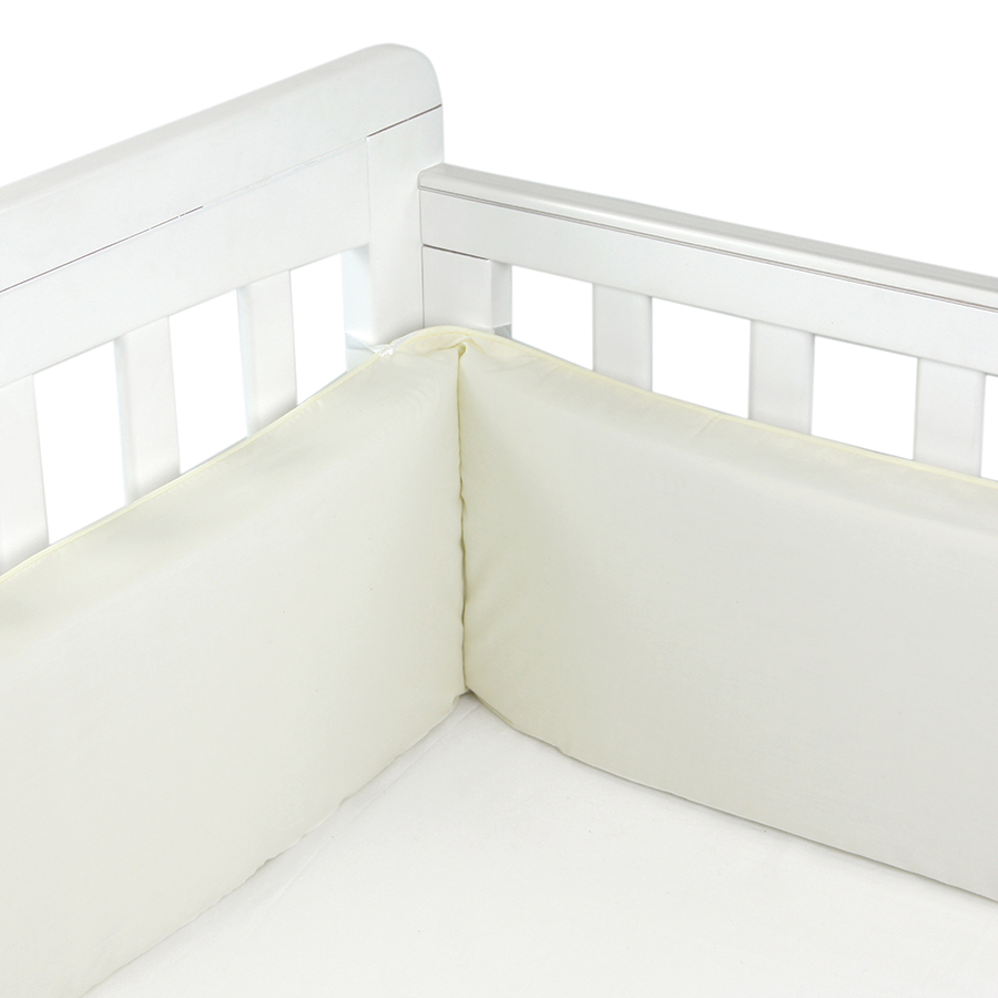 cream cot bumper
