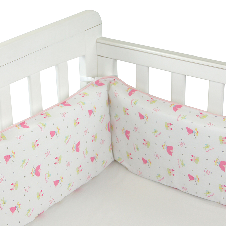 cream cot bumper