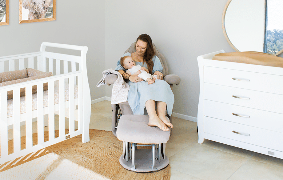 Georgia Sleigh Cot Luxx