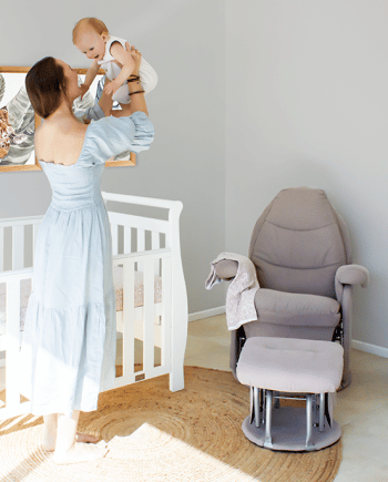 Georgia Sleigh Cot & Orthopaedic Breathe Eze Innerspring Mattress
