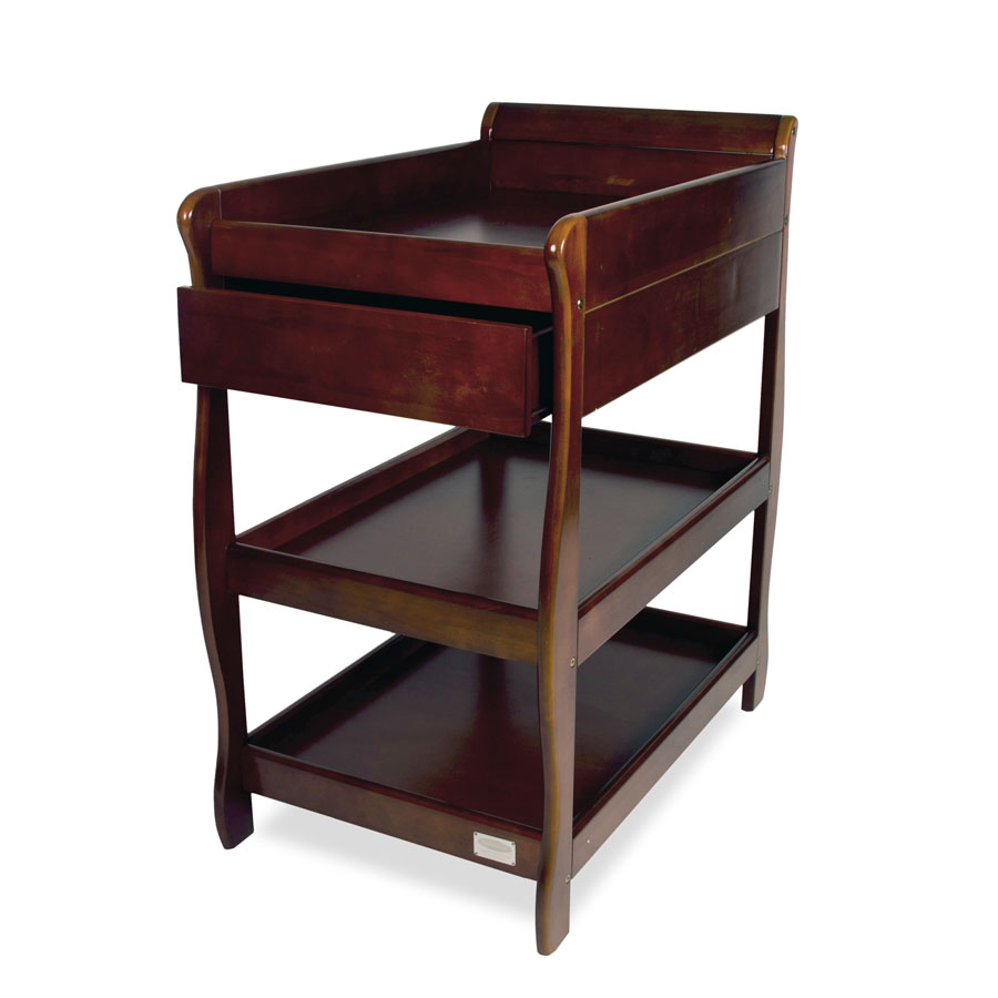 sleigh changing table