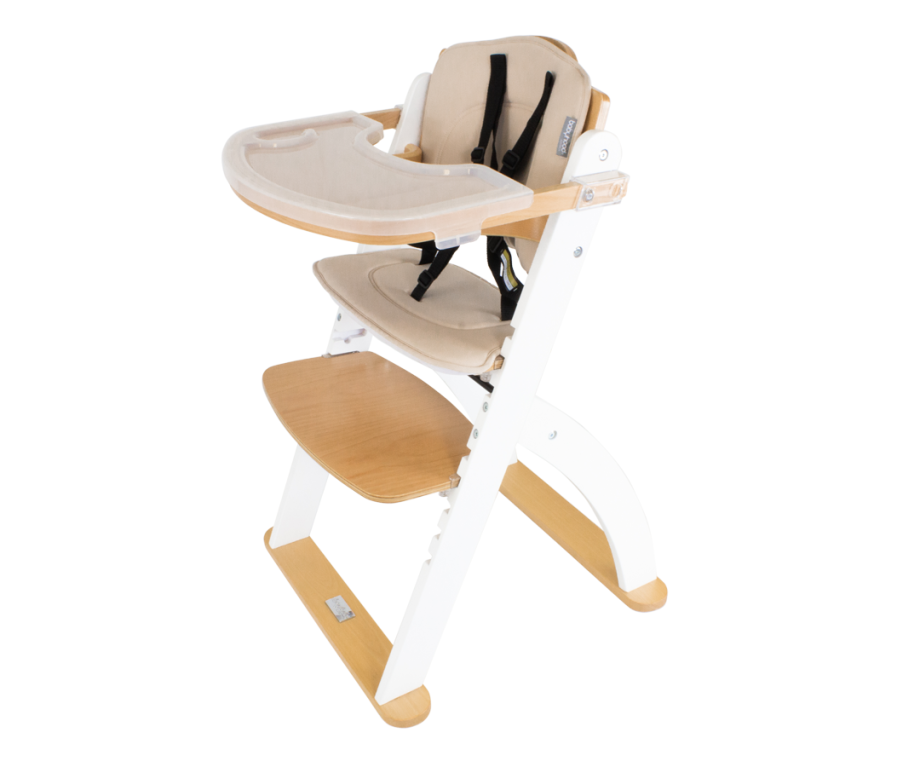 Kaylula Ava Forever High Chair White/Beech