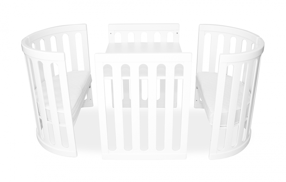 Sova Classic Cot and Chest Package White - Factory Seconds