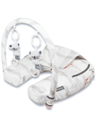 Organic Nursing Pillow with Toybar