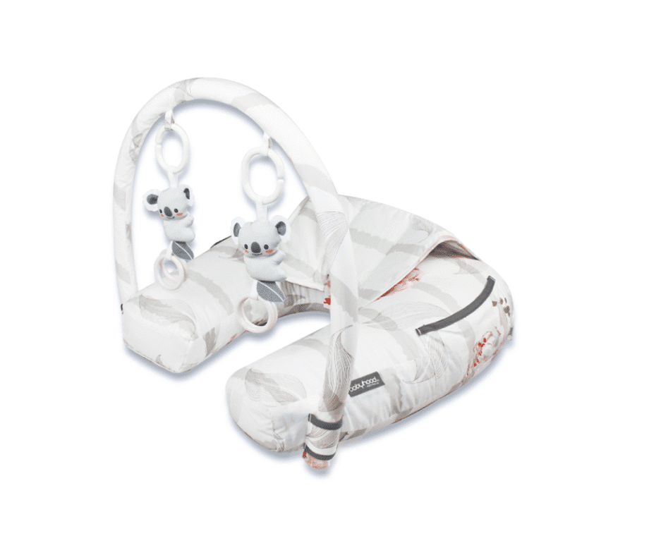 Organic Nursing Pillow with Toybar