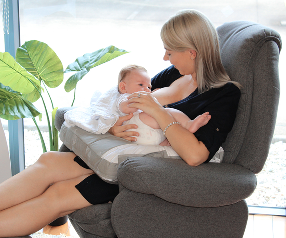 Organic Nursing Pillow with Toybar