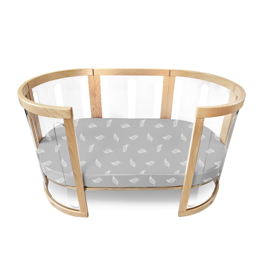 oval cot fitted sheet