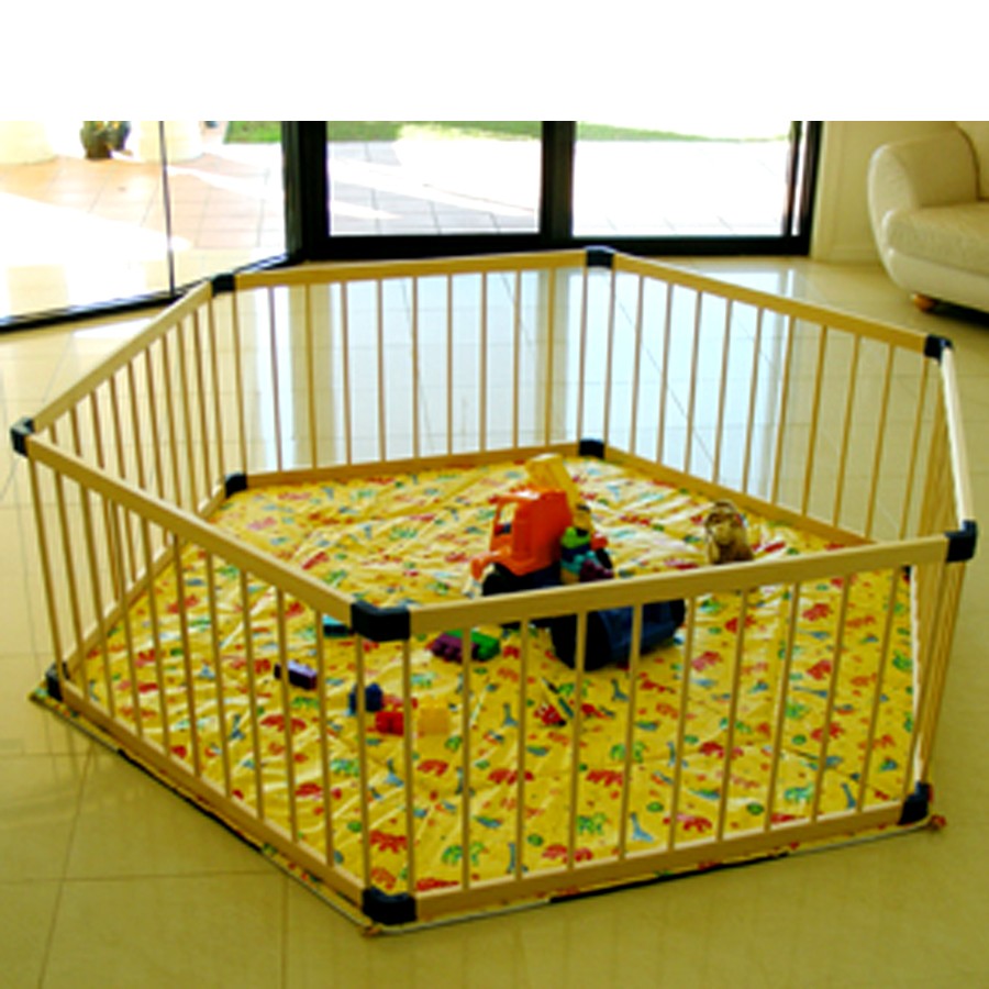 playpen and mat