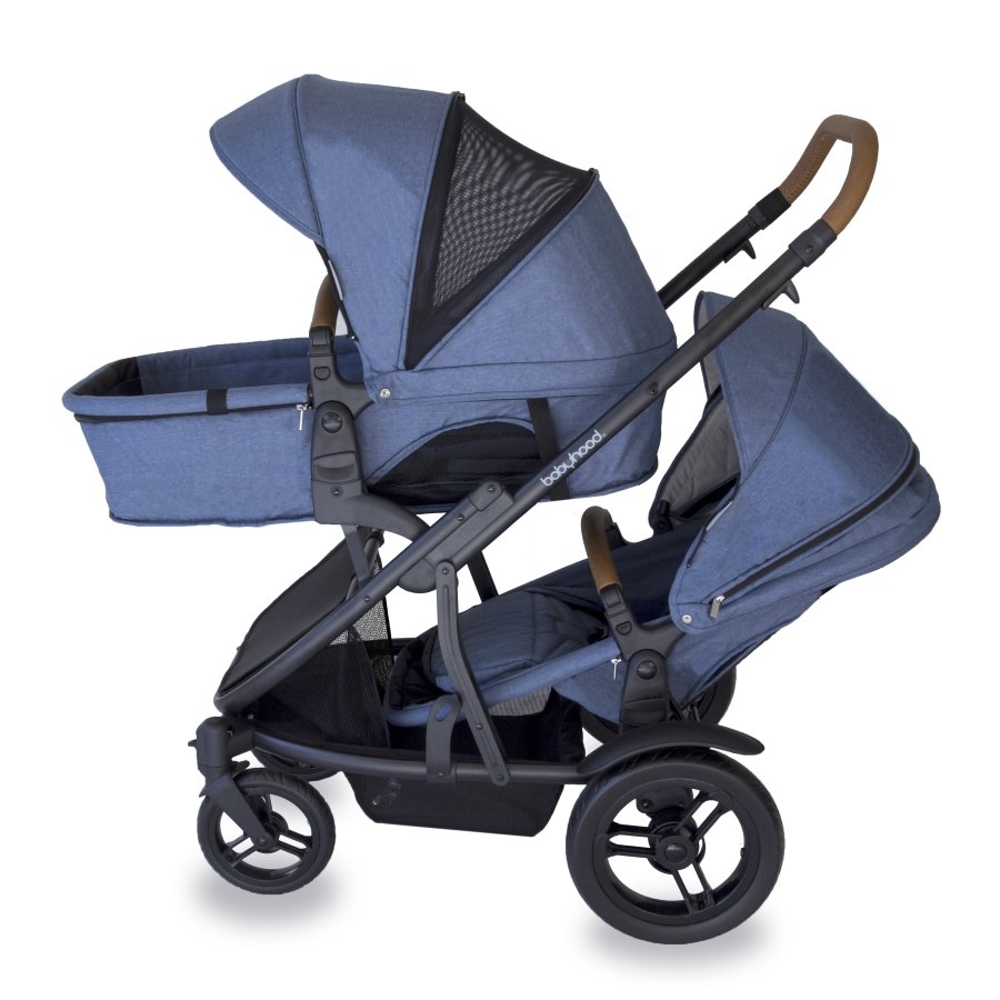 babyhood double pram