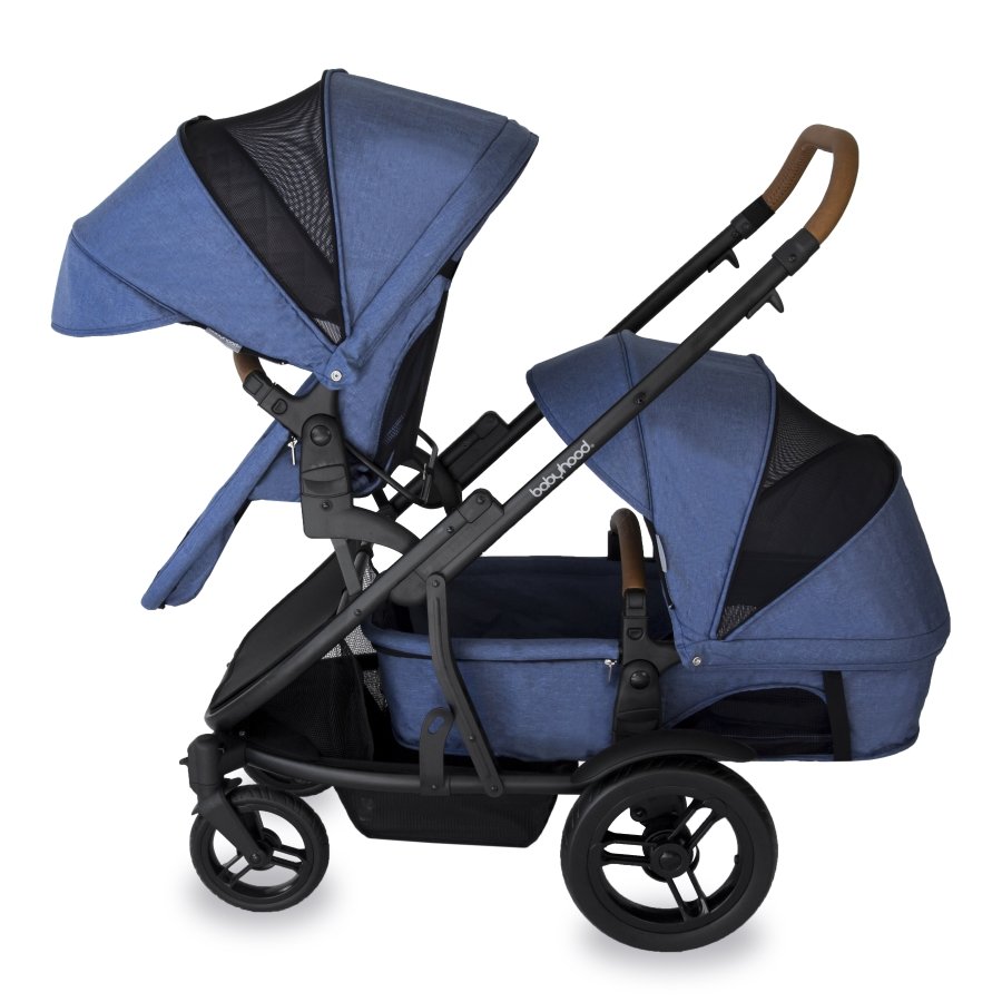 babyhood double pram