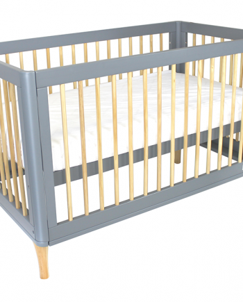 Riya Cot - Grey/Beech - Factory Seconds