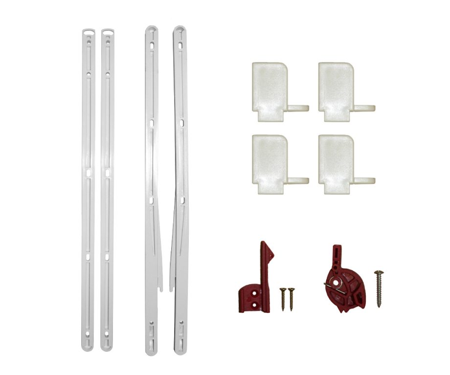 Cot Drop Side Single Hand Mechanism Set