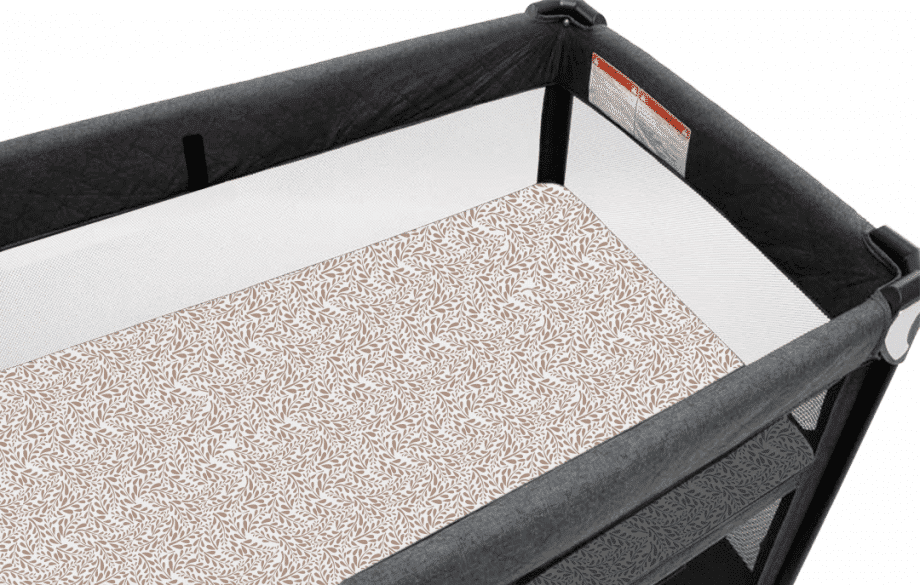 Amani Bebe Jersey Cotton Porta Cot Fitted Sheet - Reed