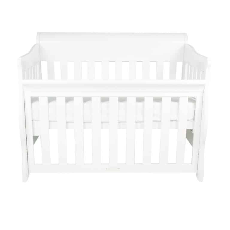 Amani Sleigh Cot & Breath Eze Mattress Package babyhood