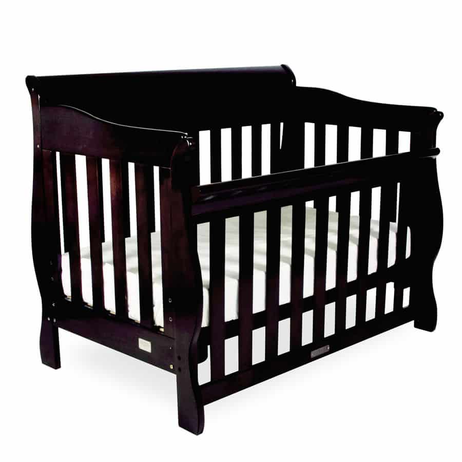 Amani Sleigh Cot & Breath Eze Mattress Package babyhood