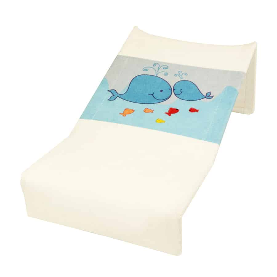 towelling baby bath support