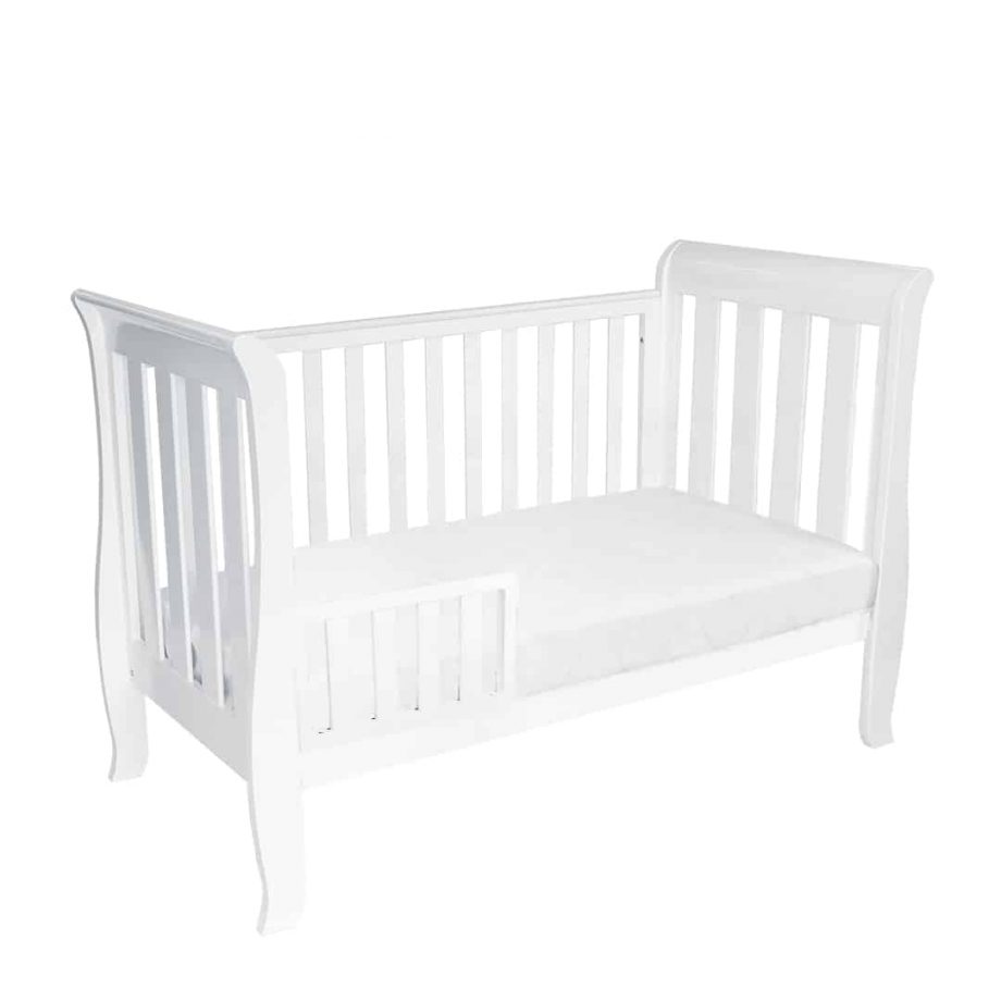 Classic Sleigh Cot & Bamboo Breathe Eze Innerspring Mattress