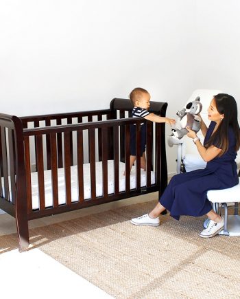 Classic Sleigh Cot & Bamboo Breathe Eze Innerspring Mattress