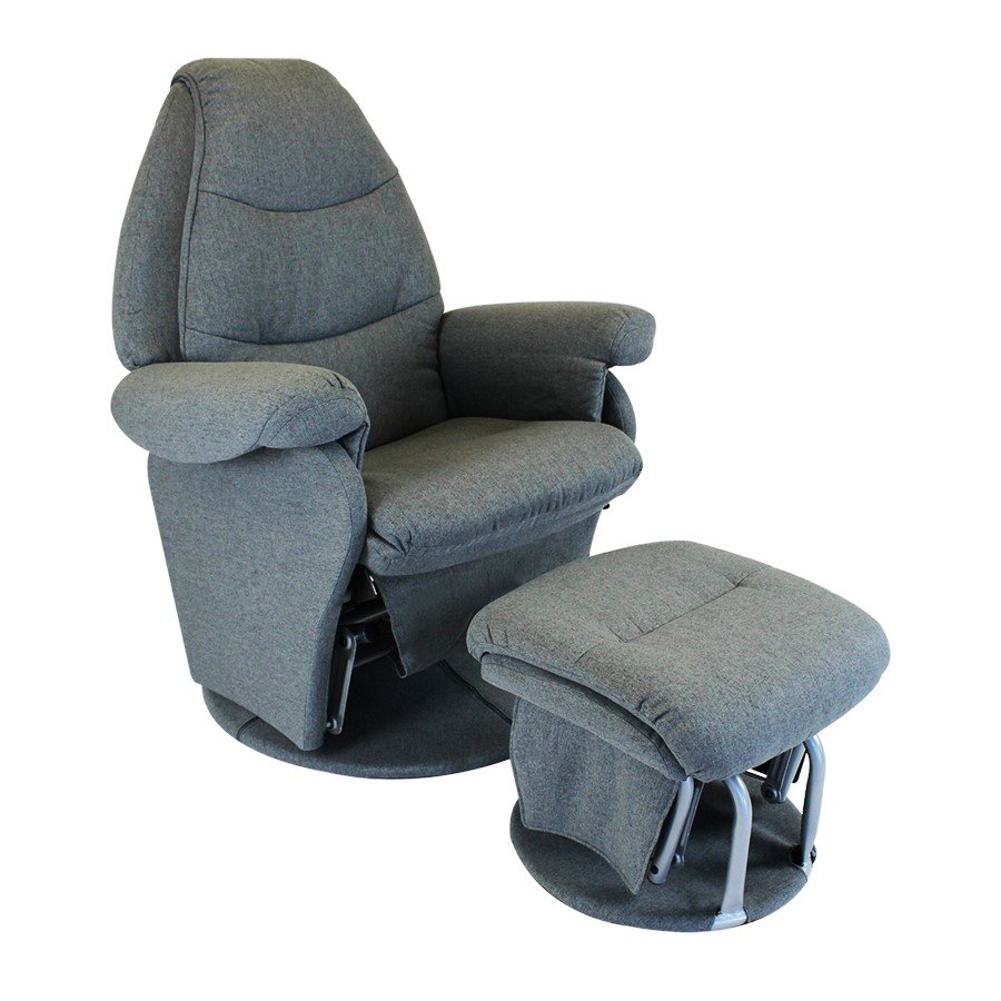 Vogue Feeding Glider Chair & Ottoman - babyhood
