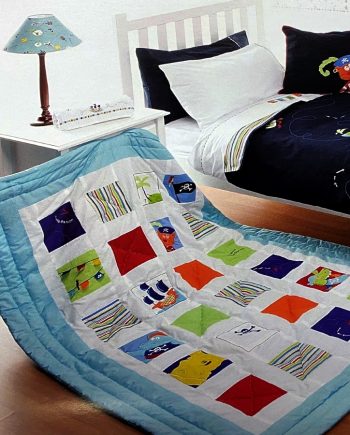 Playgro Pirates Quilted Throw