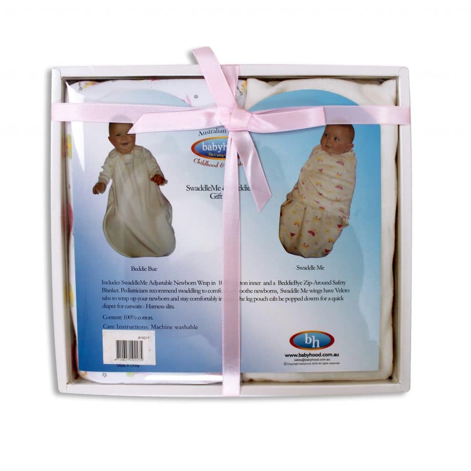 SwaddleMe & BeddieBye Gift Box -pink