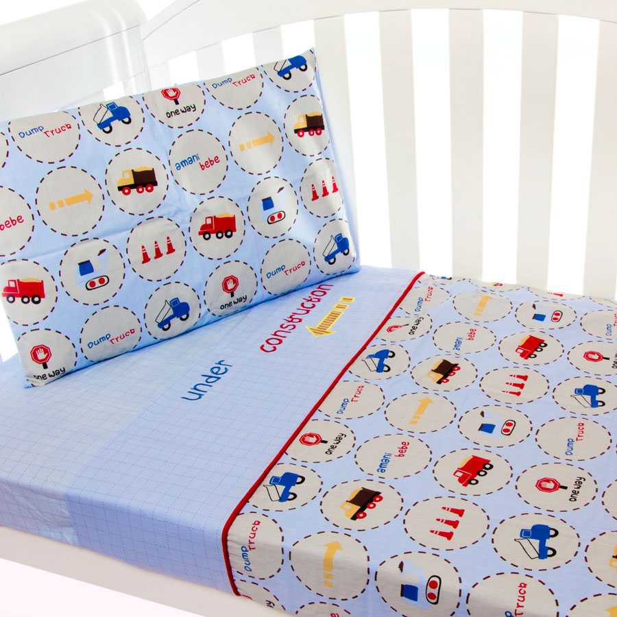 Amani Bebe 3pce Cot Sheet Set Under Construction Babyhood Amani Bebe 3pce Cot Sheet Set Under Construction Babyhood