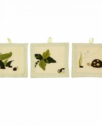Amani Bebe 3pc Wall Hanging Wild Things