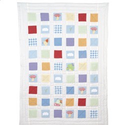 Playgro Pond Quilted Throw