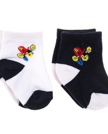 Buzzy Bee Infants Elastane Knitted Socks 2pk