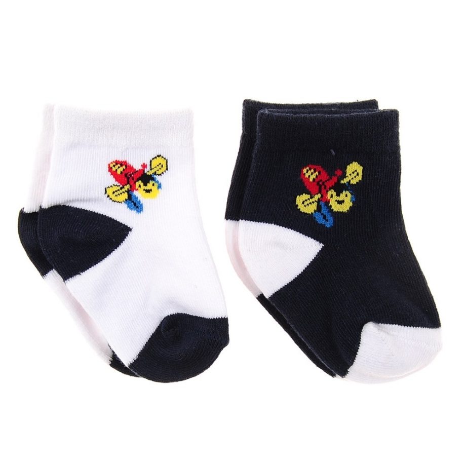 Buzzy Bee Infants Elastane Knitted Socks 2pk