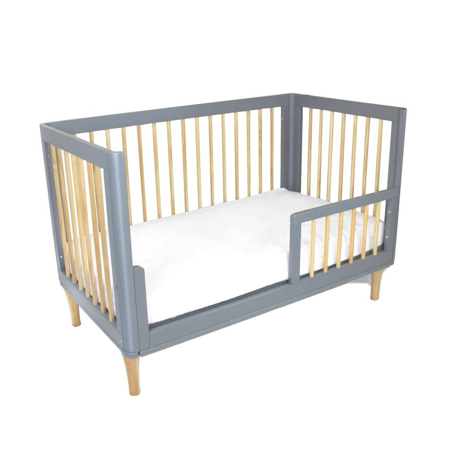 Riya Cot Bundle & Save - Diva Ice Grey - Bamboo Mattress