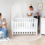 Mali Compact Cot - White