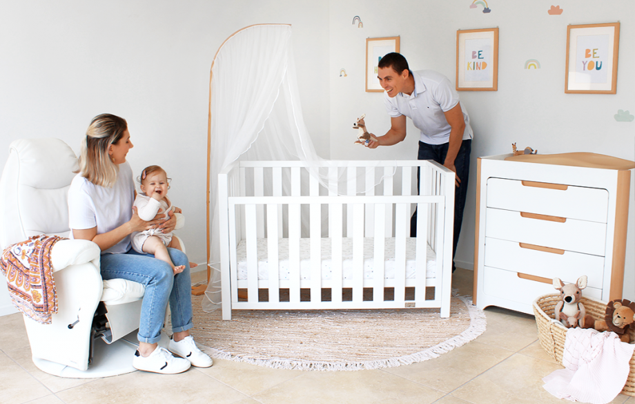 Mali Compact Cot - White