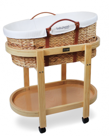 Kaylula Moses Basket & Stand with Mattress