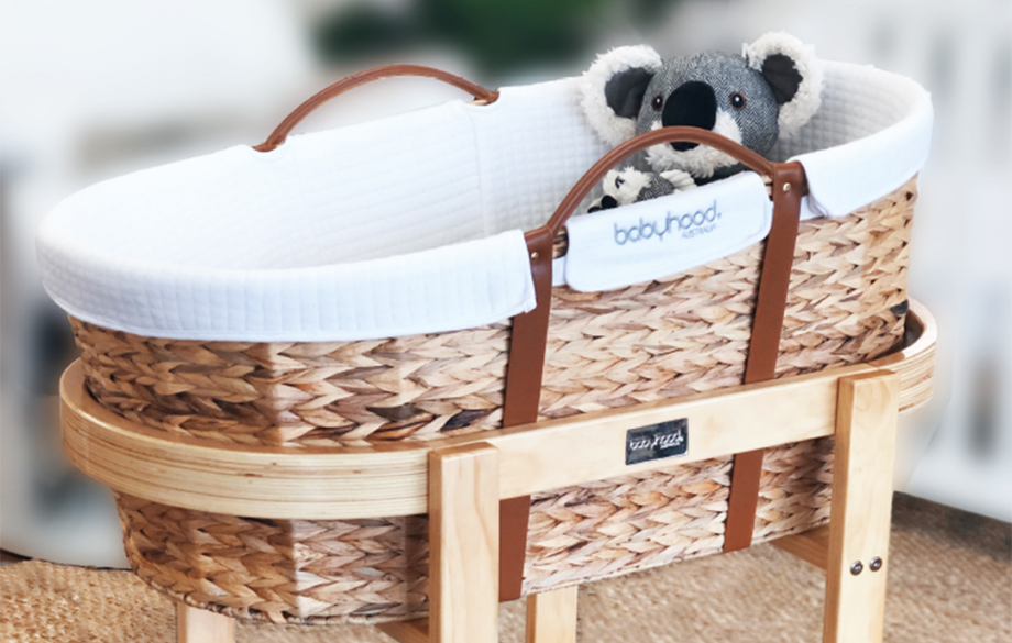 Kaylula Moses Basket & Stand with Mattress