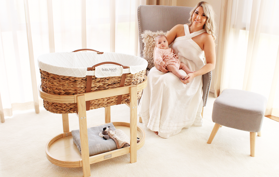 Kaylula Moses Basket & Stand with Mattress