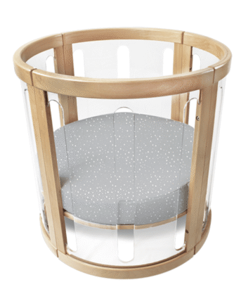 Amani Bebe Round Fitted Sheet - Drops