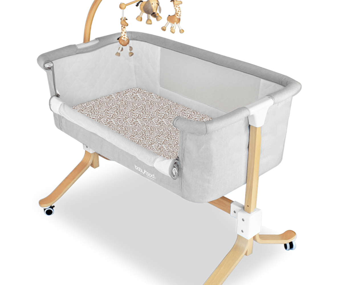 Amani Bebe Jersey Cotton Cradle Fitted Sheet - Reed