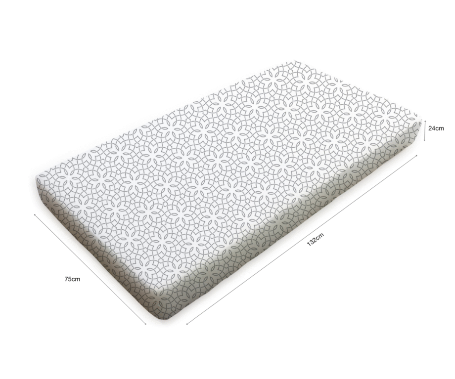 Amani Bebe Standard Fitted Sheet - Mosaic