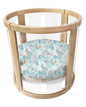 Amani Bebe Round Fitted Sheet - Paint