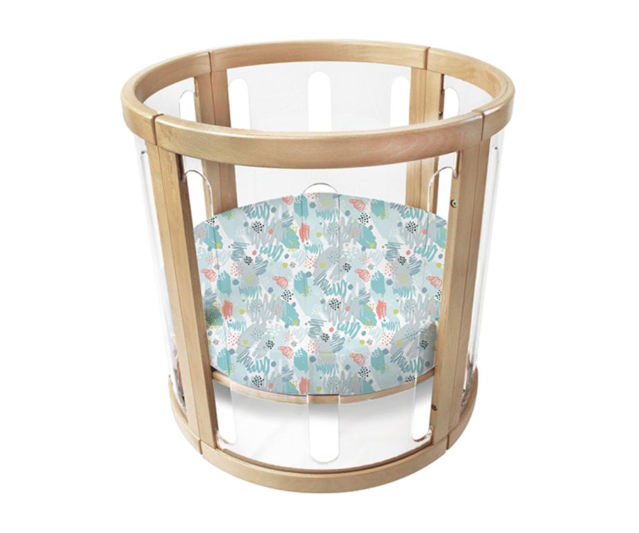 Amani Bebe Round Fitted Sheet - Paint